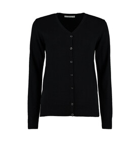 Kustom Kit Women`s Classic Fit Arundel V Neck Cardigan, Black, 2XS bedrucken, Art.-Nr. 774111011 Kustom Kit Women`s Classic Fit Arundel V Neck Cardigan, Black, 2XS bedrucken, Art.-Nr. 774111011