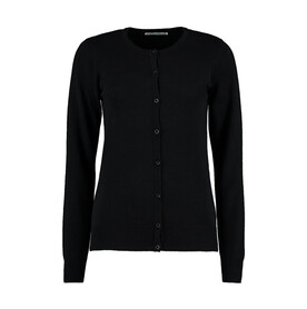Kustom Kit Women`s Classic Fit Arundel Crew Neck Cardigan, Black, 2XS bedrucken, Art.-Nr. 775111011 Kustom Kit Women`s Classic Fit Arundel Crew Neck Cardigan, Black, 2XS bedrucken, Art.-Nr. 775111011
