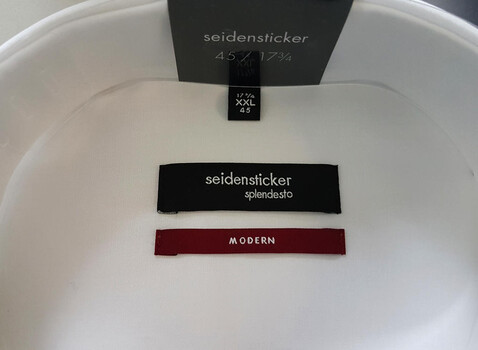 Seidensticker Seidensticker Regular Fit 1/2 Business Kent, White, 38 bedrucken, Art.-Nr. 775200000