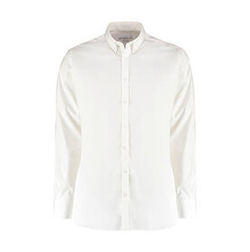 Kustom Kit Slim Fit Stretch Oxford Shirt LS, White, XS bedrucken, Art.-Nr. 776110002 Kustom Kit Slim Fit Stretch Oxford Shirt LS, White, XS bedrucken, Art.-Nr. 776110002