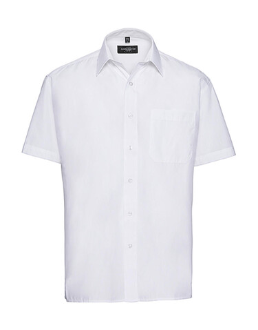 Russell Europe Poplin Shirt, White, S bedrucken, Art.-Nr. 792000003