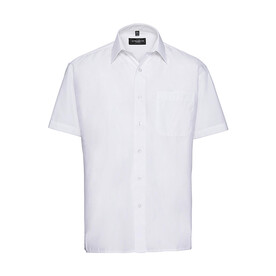 Russell Europe Poplin Shirt, White, S bedrucken, Art.-Nr. 792000003