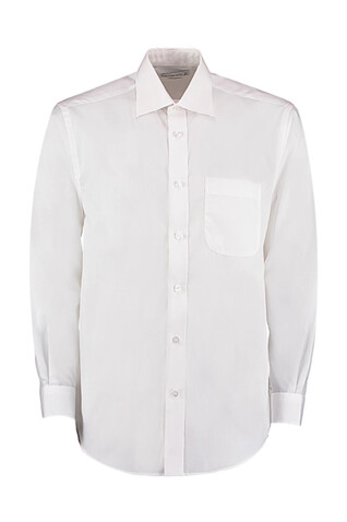 Kustom Kit Classic Fit Business Shirt, White, S bedrucken, Art.-Nr. 794110001