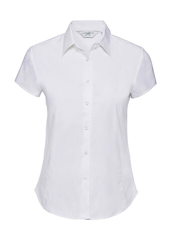 Russell Europe Ladies` Easy Care Fitted Shirt, White, 2XL bedrucken, Art.-Nr. 797000007