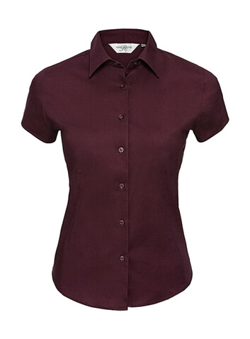 Russell Europe Ladies` Easy Care Fitted Shirt, Port, L bedrucken, Art.-Nr. 797004495