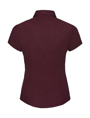 Russell Europe Ladies` Easy Care Fitted Shirt, Port, L bedrucken, Art.-Nr. 797004495