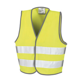 Result Junior Hi-Vis Safety Vest, Fluorescent Yellow, S (4-6) bedrucken, Art.-Nr. 802336053 Result Junior Hi-Vis Safety Vest, Fluorescent Yellow, S (4-6) bedrucken, Art.-Nr. 802336053