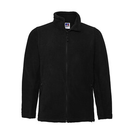 Russell Europe Men`s Full Zip Outdoor Fleece, Black, XS bedrucken, Art.-Nr. 820001012