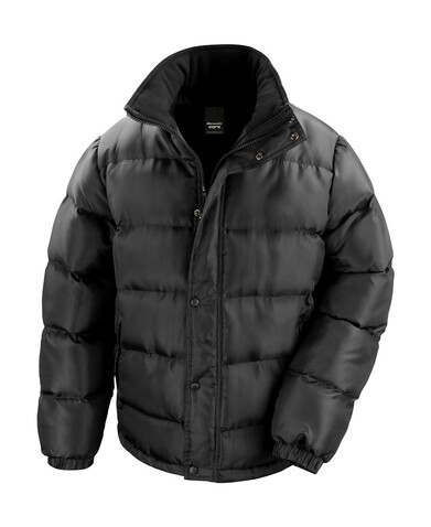 Result Nova Lux Padded Jacket, Black, XS bedrucken, Art.-Nr. 821331012