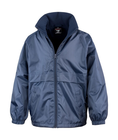 Result CORE Junior Microfleece Lined Jacket, Navy, XS (3-4) bedrucken, Art.-Nr. 831332002