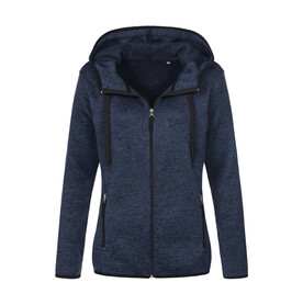 Stedman Knit Fleece Jacket Women, Marina Blue Melange, L bedrucken, Art.-Nr. 833052085 Stedman Knit Fleece Jacket Women, Marina Blue Melange, L bedrucken, Art.-Nr. 833052085