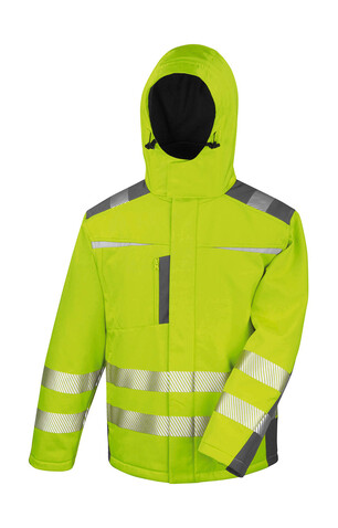 Result Dynamic SoftShell Coat, Fluorescent Yellow, XL bedrucken, Art.-Nr. 858336056