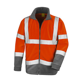 Result Safety Microfleece, Fluo Orange/Grey, S bedrucken, Art.-Nr. 862334753 Result Safety Microfleece, Fluo Orange/Grey, S bedrucken, Art.-Nr. 862334753