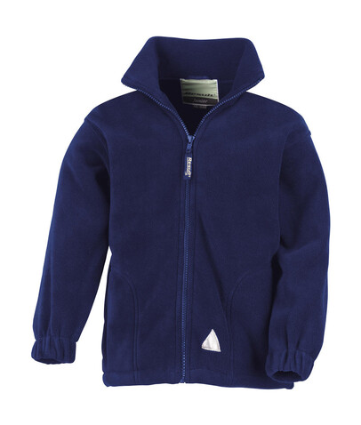 Result Kids` Fleece Jacket, Navy, 2XS (3-4) bedrucken, Art.-Nr. 863332001