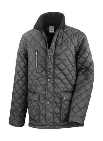 Result Cheltenham Gold Jacket, Black, 2XL bedrucken, Art.-Nr. 896331017