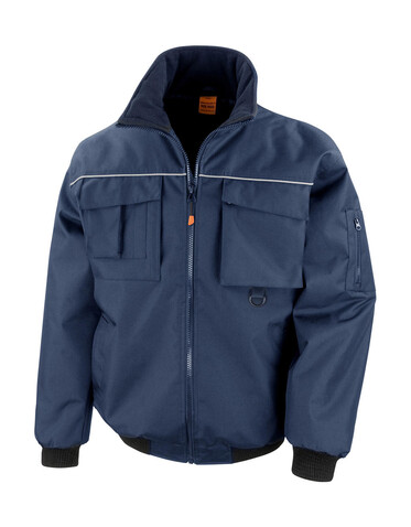 Result Work-Guard Sabre Pilot Jacket, Navy, L bedrucken, Art.-Nr. 900332005