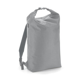 Bag Base Icon Roll-Top Backpack, Light Grey, One Size bedrucken, Art.-Nr. 901291380 Bag Base Icon Roll-Top Backpack, Light Grey, One Size bedrucken, Art.-Nr. 901291380