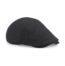Beechfield Melton Wool Ivy Cap, Charcoal Marl, One Size bedrucken, Art.-Nr. 901691340