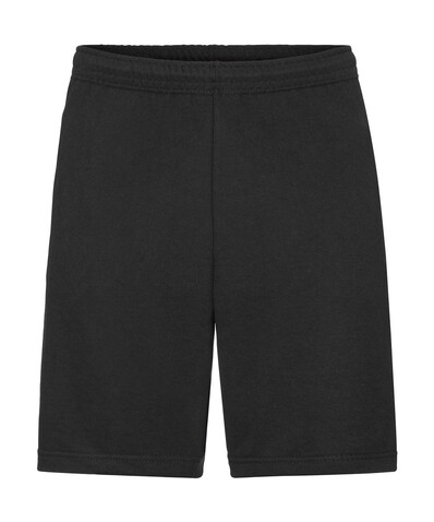 Fruit of the Loom Lightweight Shorts, Black, XL bedrucken, Art.-Nr. 902011016