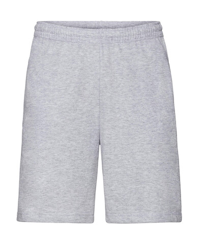 Fruit of the Loom Lightweight Shorts, Heather Grey, M bedrucken, Art.-Nr. 902011234