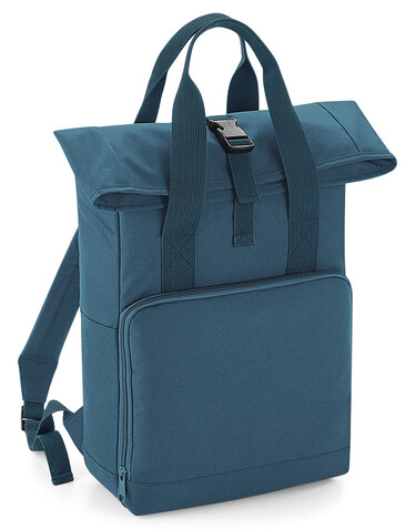 Bag Base Recycled Twin Handle Roll-Top Backpack, Navy Dusk, One Size bedrucken, Art.-Nr. 903292070