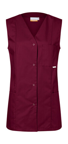 Karlowsky Worksmock Sara, Dark Red, 46 (L) bedrucken, Art.-Nr. 904674306