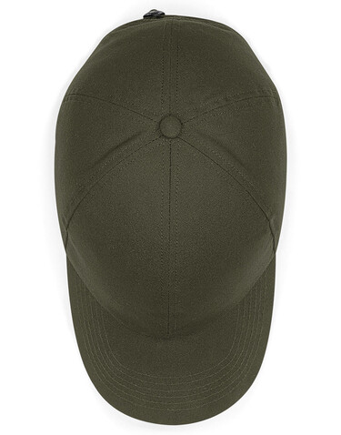 Beechfield Organic Cotton 6 Panel Cap, Olive Green, One Size bedrucken, Art.-Nr. 906695300