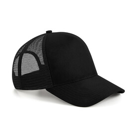 Beechfield Suede Snapback Trucker, Black, One Size bedrucken, Art.-Nr. 908691010