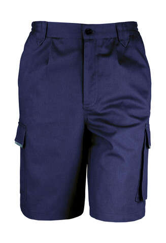 Result Work-Guard Action Shorts, Navy, 4XL bedrucken, Art.-Nr. 909332009