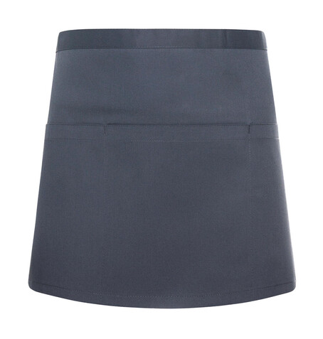 Karlowsky Waist Apron Basic with Pockets, Anthracite, One Size bedrucken, Art.-Nr. 911671400