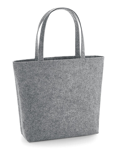 Bag Base Felt Shopper, Sand, One Size bedrucken, Art.-Nr. 913297410