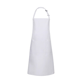 Karlowsky Bib Apron Basic with Pocket, White, One Size bedrucken, Art.-Nr. 913670000 Karlowsky Bib Apron Basic with Pocket, White, One Size bedrucken, Art.-Nr. 913670000