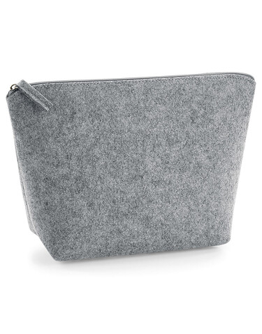 Bag Base Felt Accessory Bag, Grey Melange, M bedrucken, Art.-Nr. 915291254