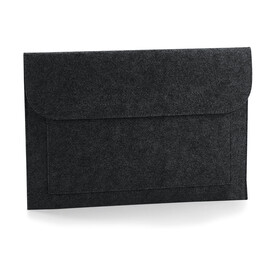 Bag Base Felt Laptop/Document Slip, Charcoal Melange, One Size bedrucken, Art.-Nr. 917291050