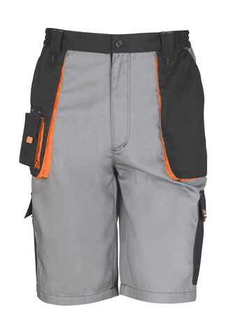 Result LITE Short, Grey/Black/Orange, L bedrucken, Art.-Nr. 919331824