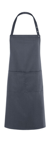 Karlowsky Bib Apron Teneriffa, Anthracite, One Size bedrucken, Art.-Nr. 922671400