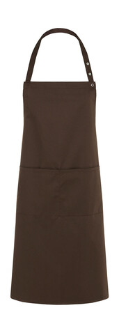 Karlowsky Bib Apron Teneriffa, Light Brown, One Size bedrucken, Art.-Nr. 922677200