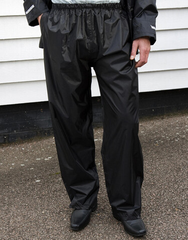 Result StormDri Trousers, Black, 2XL bedrucken, Art.-Nr. 926331017