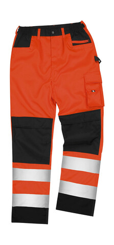 Result Safety Cargo Trouser, Fluorescent Orange, M bedrucken, Art.-Nr. 930334054