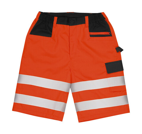 Result Safety Cargo Shorts, Fluorescent Orange, 2XL bedrucken, Art.-Nr. 931334057