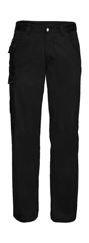 Russell Europe Twill Workwear Trousers length 34, Black, 40&quot; (101cm) bedrucken, Art.-Nr. 934001017