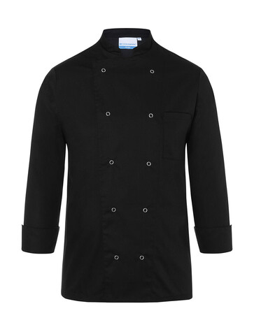 Karlowsky Chef Jacket Basic Unisex, Black, 2XL bedrucken, Art.-Nr. 936671017