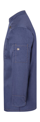 Karlowsky Kochjacke Jeans-Style, Vintage Blue, 54 (L) bedrucken, Art.-Nr. 962672124