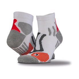 Result Technical Compression Sports Socks, White, S/M bedrucken, Art.-Nr. 971330001
