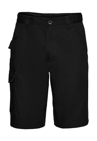 Russell Europe Twill Workwear Shorts, Black, 46&quot; (117cm) bedrucken, Art.-Nr. 991001010