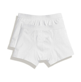 Fruit of the Loom Classic Shorty 2 Pack, White, S bedrucken, Art.-Nr. 992010003 Fruit of the Loom Classic Shorty 2 Pack, White, S bedrucken, Art.-Nr. 992010003