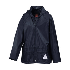 Result Junior Waterproof Jacket/Trouser Set, Navy, XS (3-4/104) bedrucken, Art.-Nr. 998332003