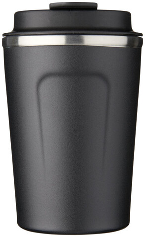 Thor 360 ml auslaufsicherer Kuper-Vakuum Isolierbecher, schwarz bedrucken, Art.-Nr. 10058700