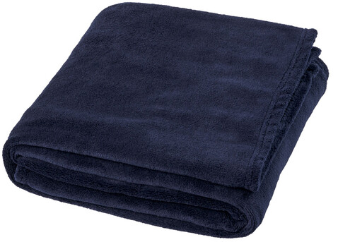 Bay Plaid-Decke aus extraweichem Coral-Fleece, dunkelblau bedrucken, Art.-Nr. 11281003