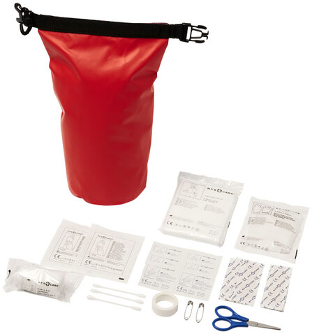 Alexander 30-teiliges Erste-Hilfe-Set mit wasserfester Tasche, rot bedrucken, Art.-Nr. 12200604